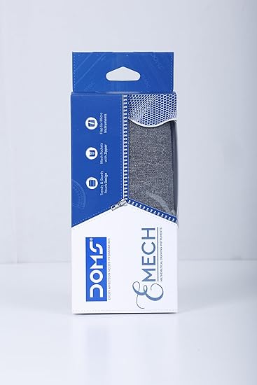DOMS E MECH GEOMETRY BOX AND DRAWING MATHEMATICAL INSTRUMENTS |12 INSTRUMENTS | TRENDY POUCH PACK