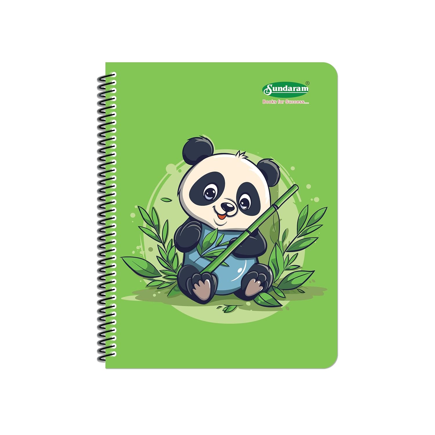 Sundaram Spiral Long Book | For Students And Executives | Spiral Bound With Safety Lock | A4 Size - 21 X 29.7 Cm | Single Line | 400 Pages | Covers may be different